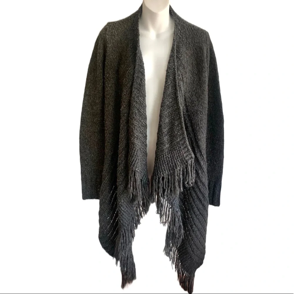 HOLLISTER open front cardigan wrap sweater. Womens size medium - Picture 2 of 9